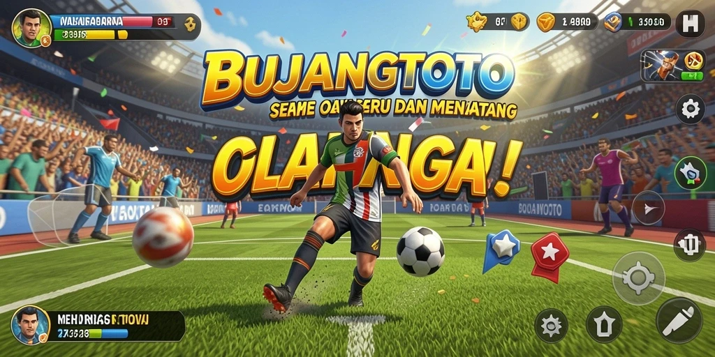 Tampilan seru dari gameplay olahraga BUJANGTOTO yang menarik.