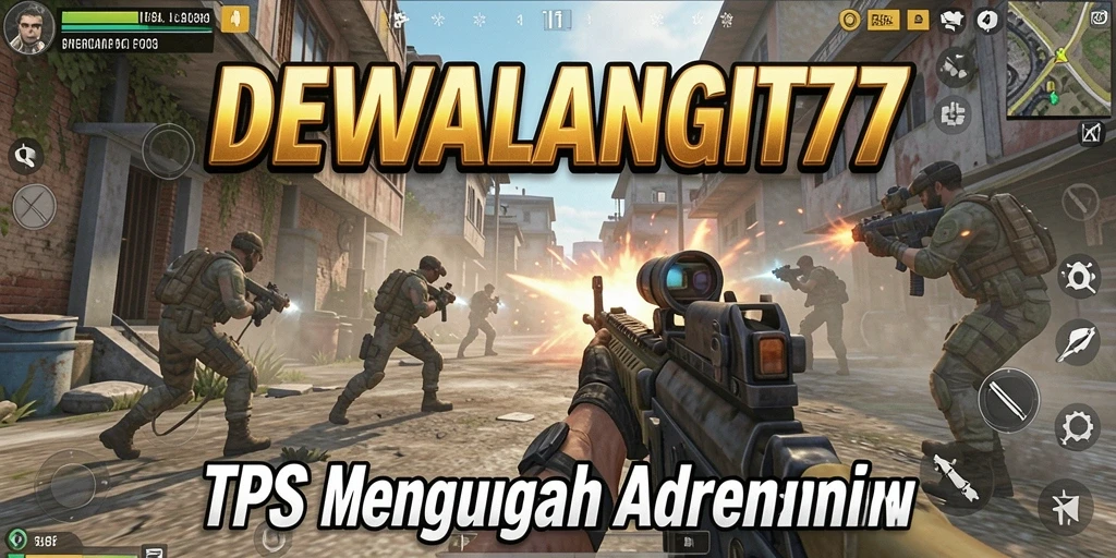 Tampilan gameplay seru DEWALANGIT77 dengan aksi tembak-menembak yang mendebarkan.