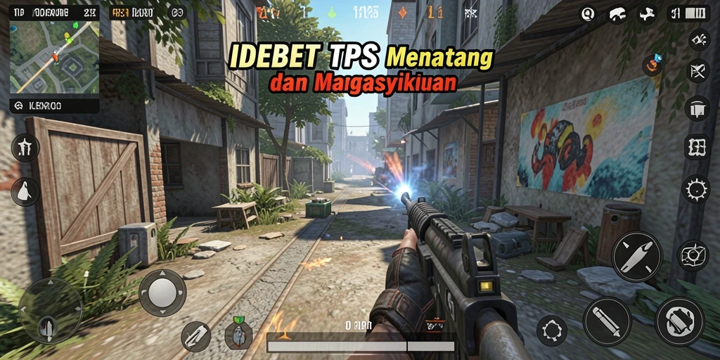 Screenshot IDEBET menunjukkan aksi seru di gameplay TPS yang mengasyikkan.
