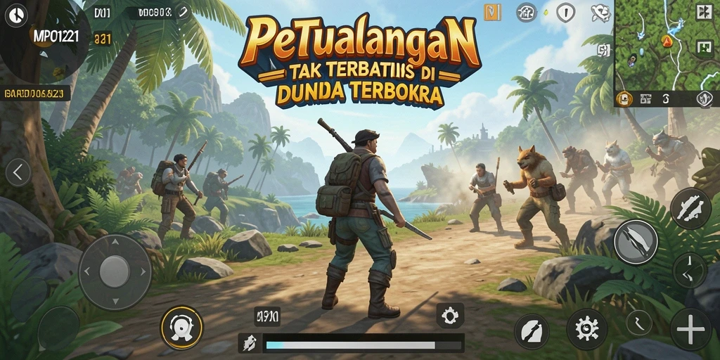 Tangkapan layar MPO1221 menunjukkan keindahan dunia terbuka yang bisa dieksplorasi.