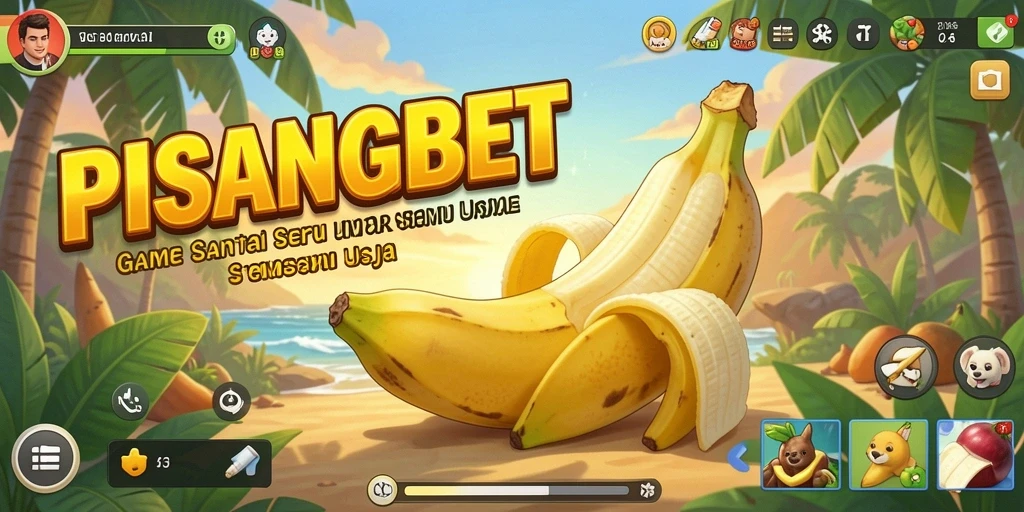 Tampilan gameplay PISANGBET yang ceria dan menarik.