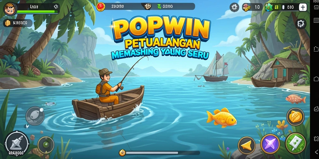 Tangkapan ikan yang menakjubkan dalam gameplay POPWIN.