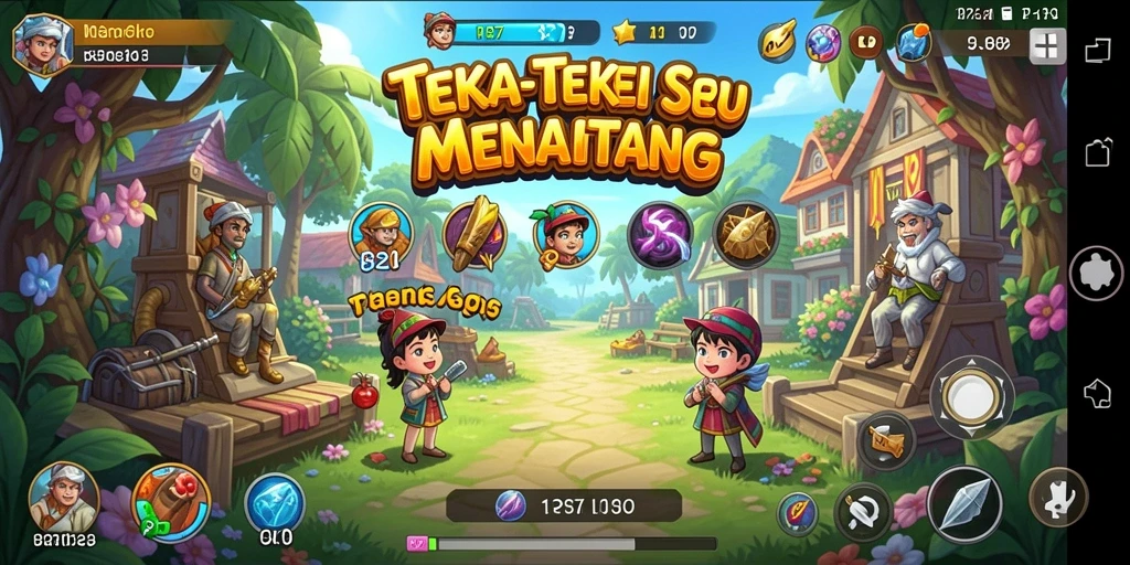 Tangkapan layar utama PP7 menunjukkan gameplay seru dan teka-teki menantang.