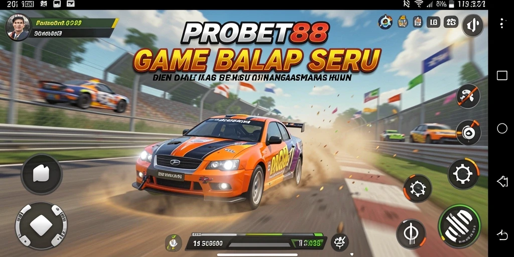 Gameplay seru dan intens dalam balapan mobil di PROBET88.