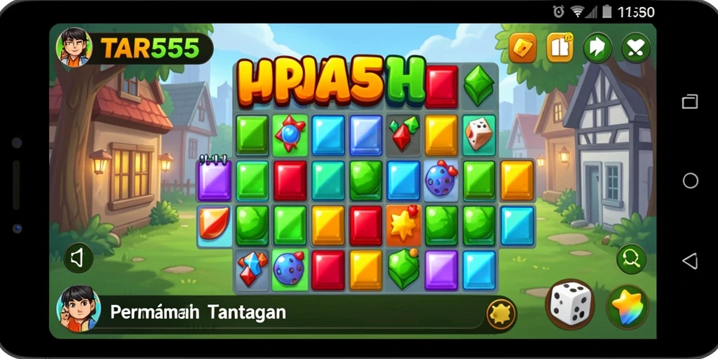 Tampilan gameplay TAR555 yang menarik dan menantang.