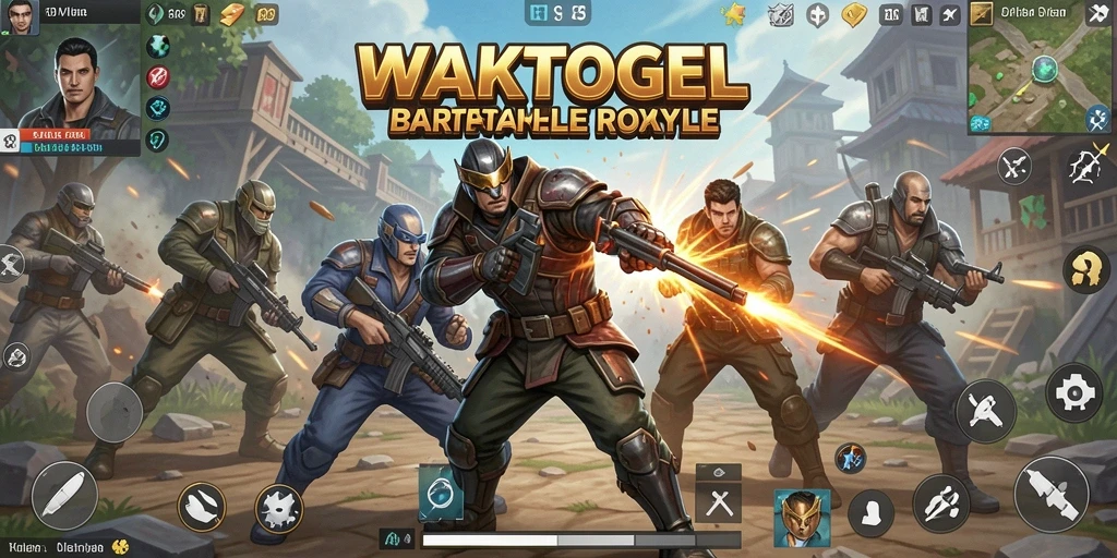 Tampilan gameplay seru dari WAKTOGEL di medan pertempuran.