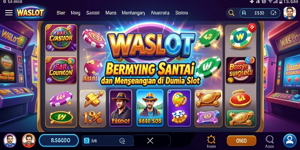 Gameplay menarik WASLOT dengan grafik yang memukau dan suara yang menghibur.