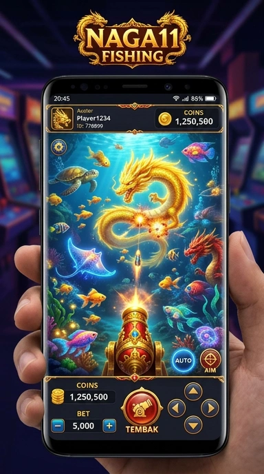 Screenshot fitur pencarian di aplikasi naga11.